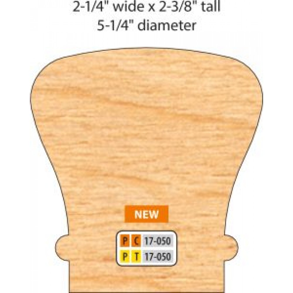 Freeborn PC-17-050 Handrail  Cutter for 6010 Traditional 2-1/4"W x 2-3/8" Handrail